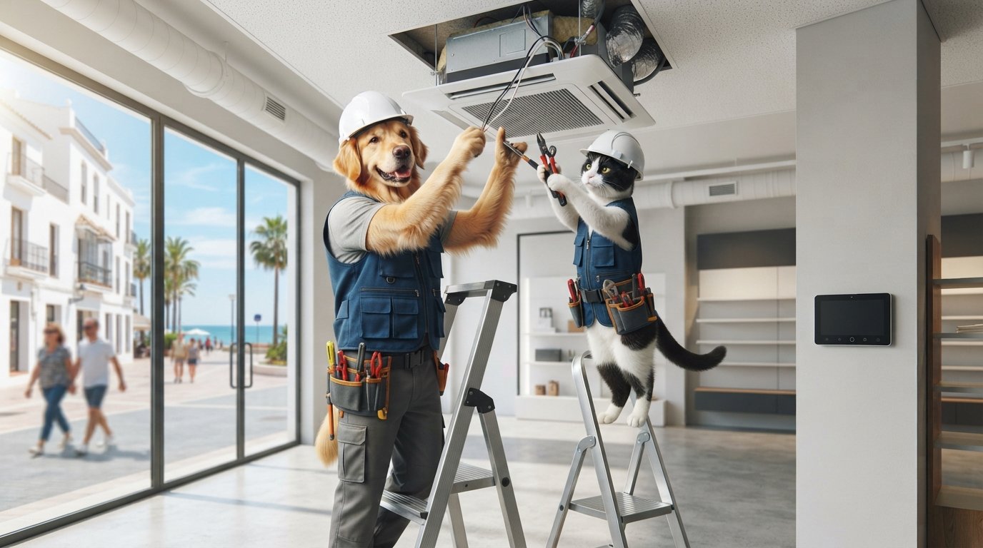 Instalación de aire acondicionado para comercios en Fuengirola: Guía para negocios 2026