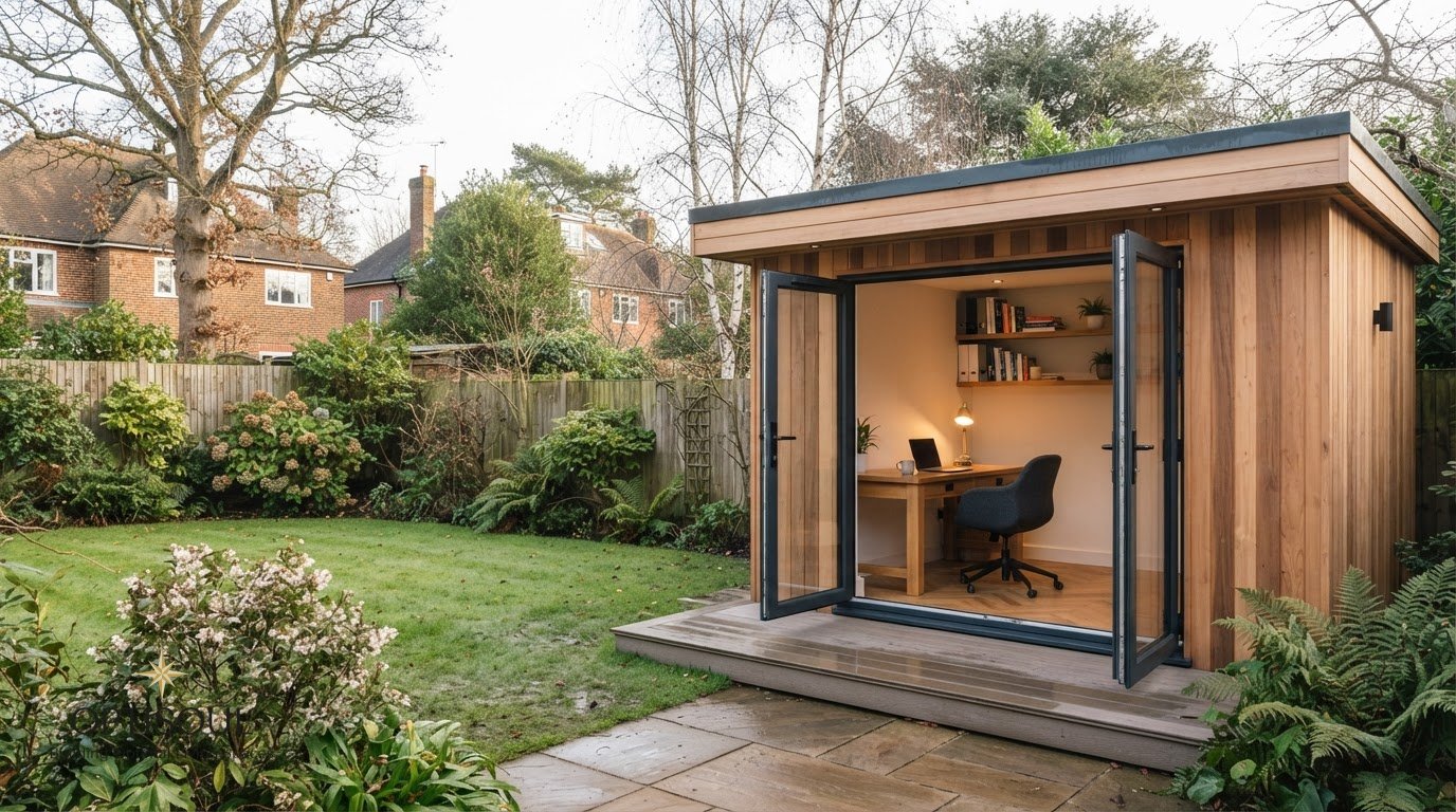 Insulated Garden Offices in Surrey for Year-Round Use