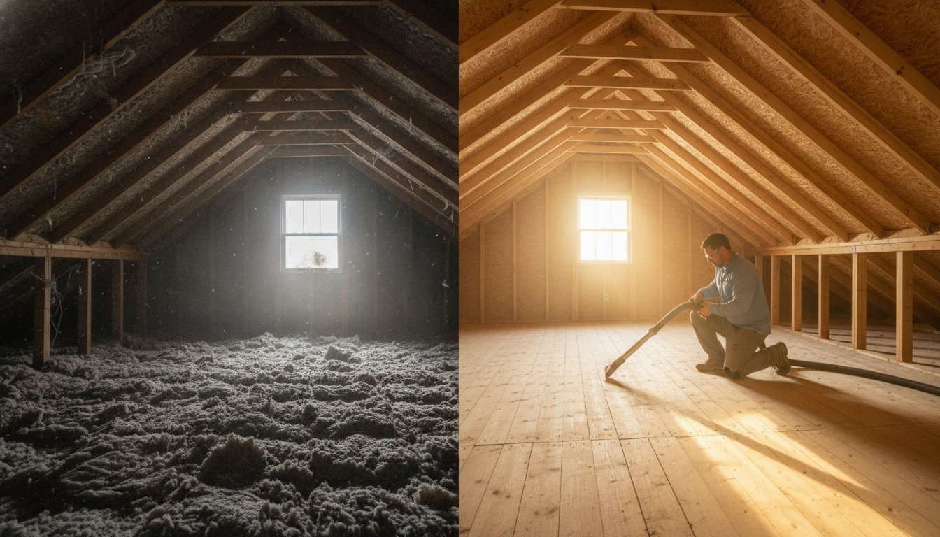 Insulation Removal in Charlotte, NC: The Homeowner’s Guide to a Healthier, More Efficient Attic