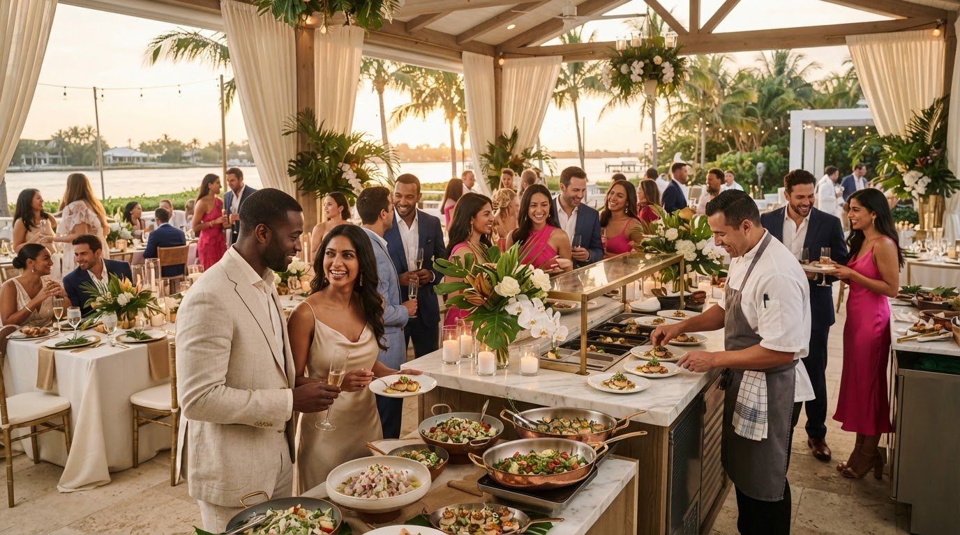 Interactive Food Stations for Weddings: A Dining Guide