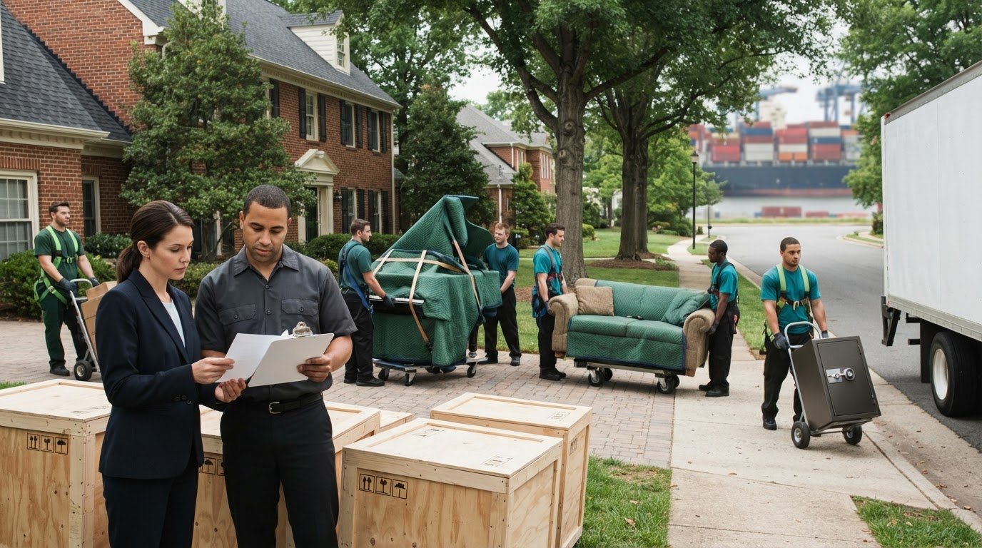 International Movers in McLean, VA: Customs Broker Role