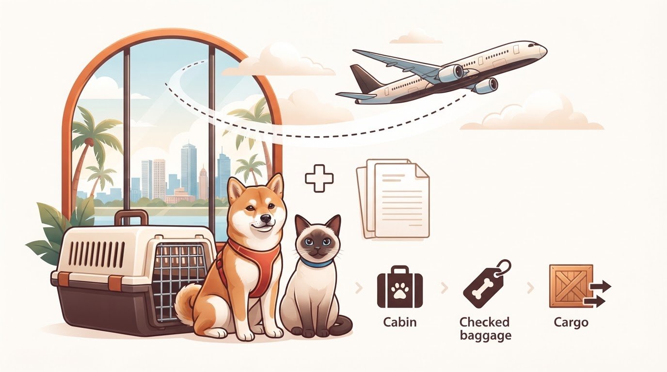 International Pet Travel Requirements and Airline Choices