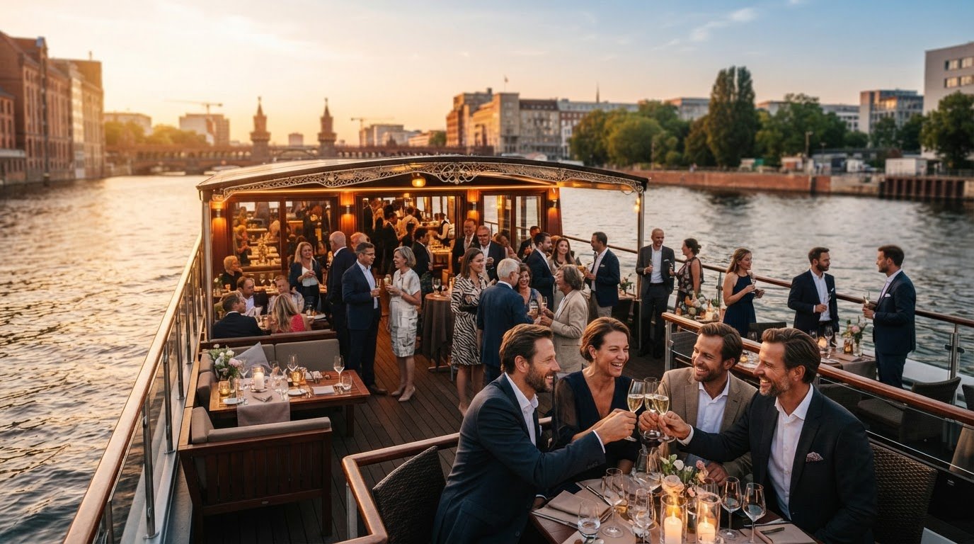 Jubiläumsfeier auf dem Schiff in Berlin: Deine Planungshilfe