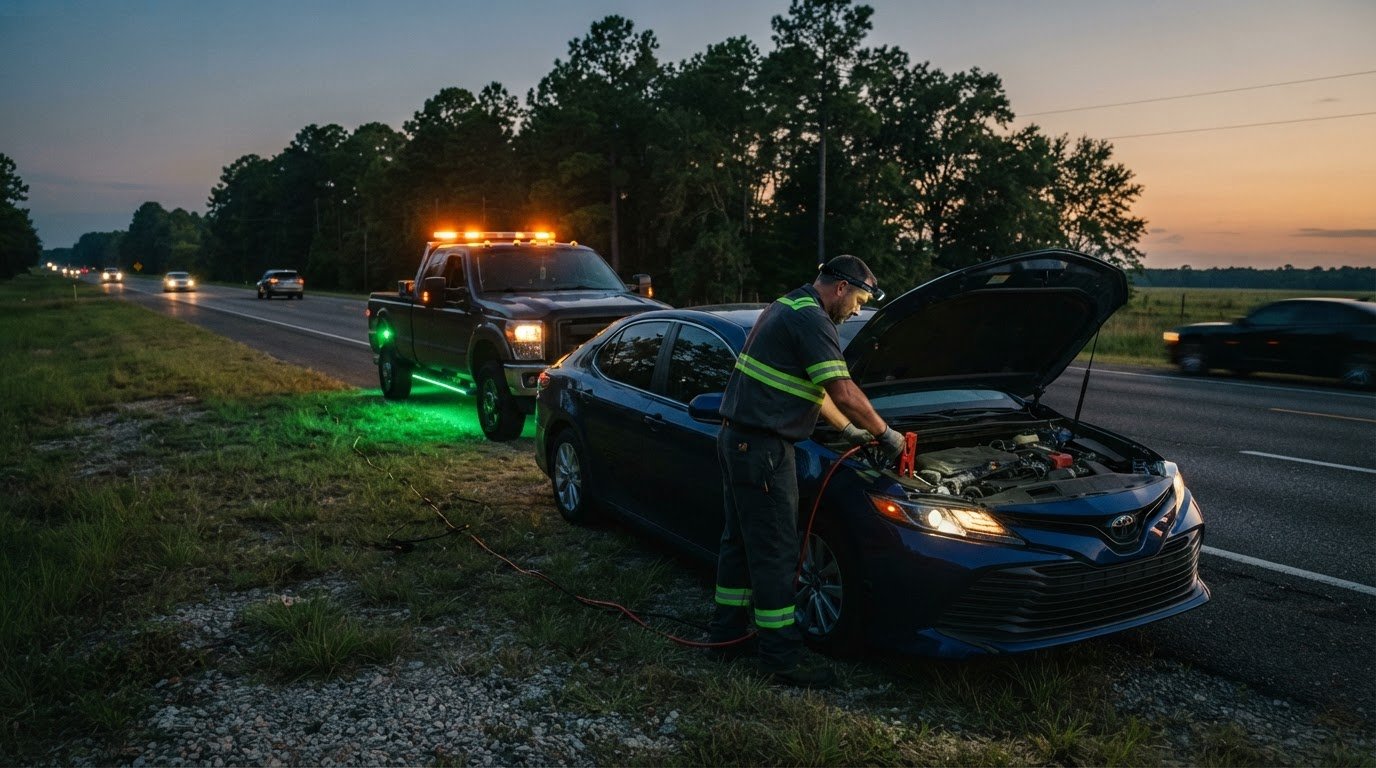 Jumpstart Service in Dayton, TX for Night and Weekend Calls