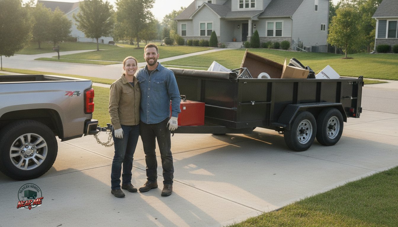 Junk Hauling Trailer Rental in Omaha: The 2026 DIY Guide