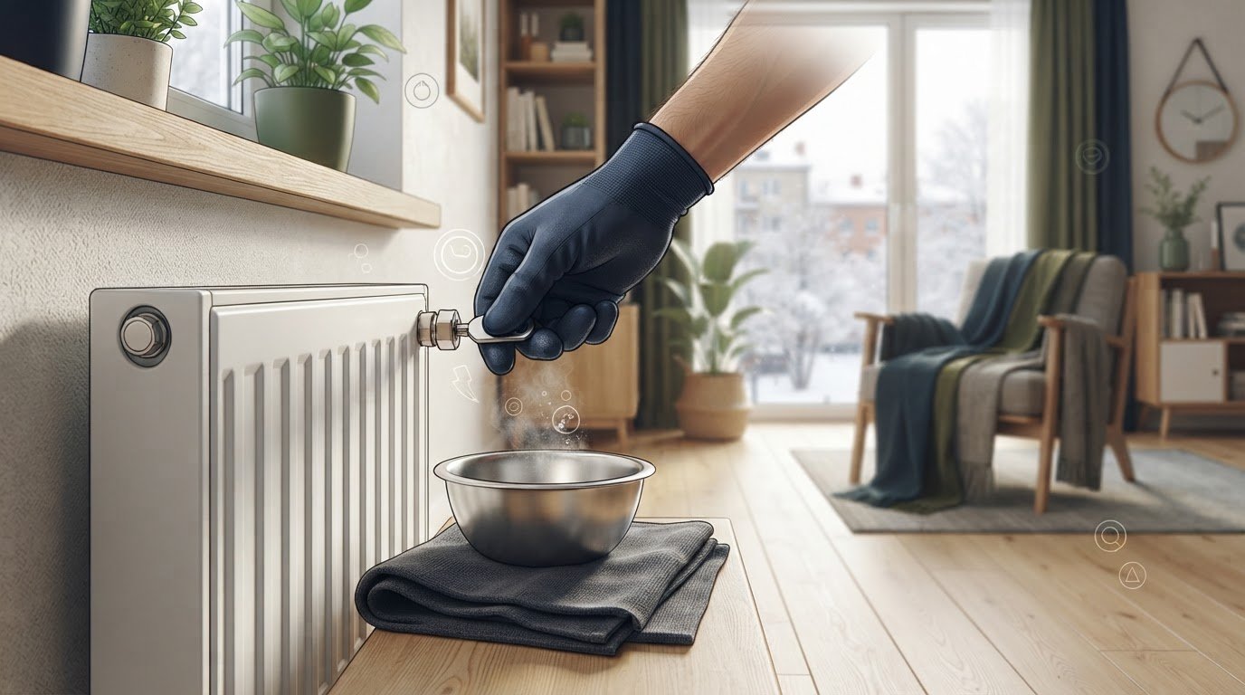 Kā atgaisot radiatorus: droša instrukcija soli pa solim