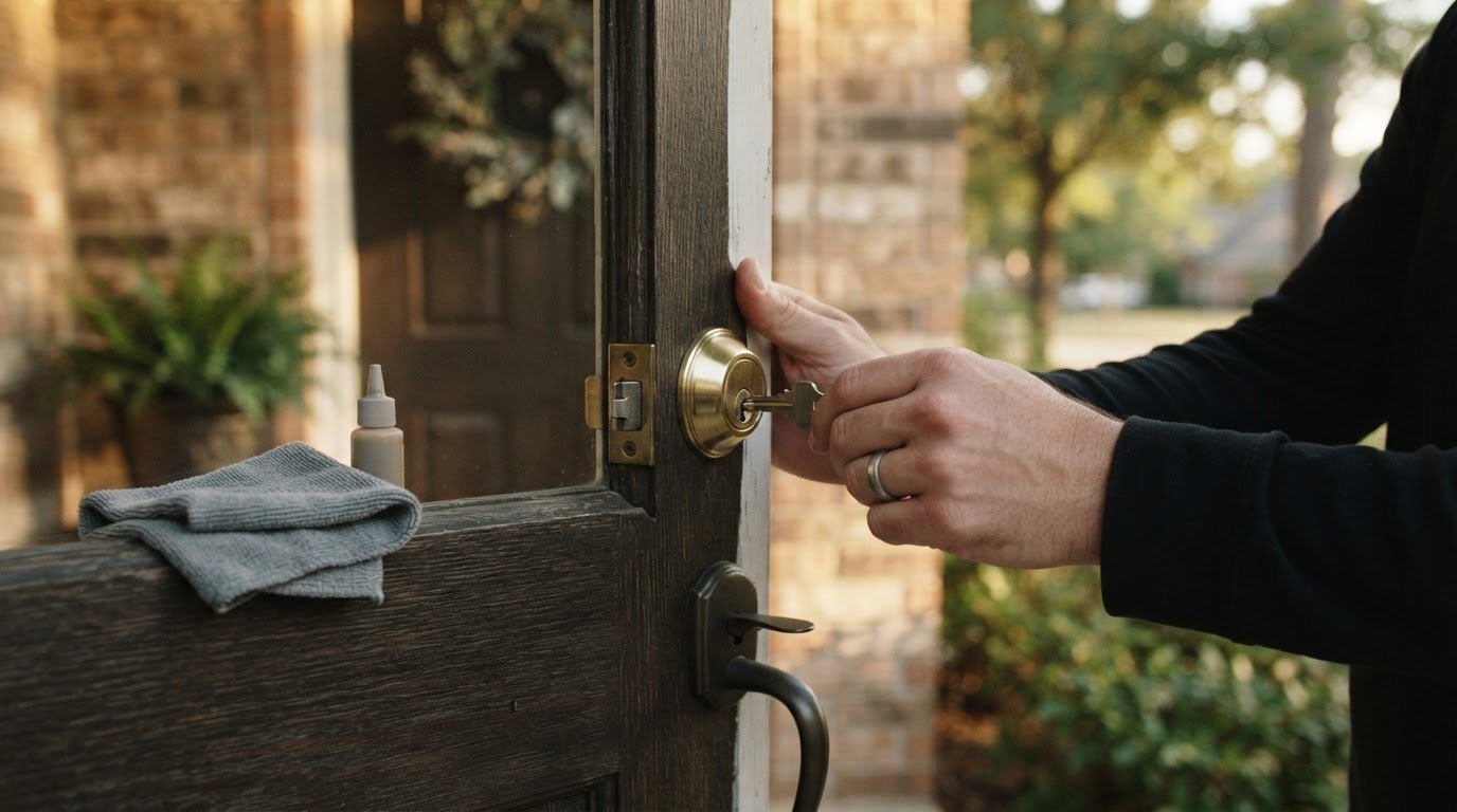 Key Stuck in a Door Lock? Safe Steps to Try Before Calling a Locksmith