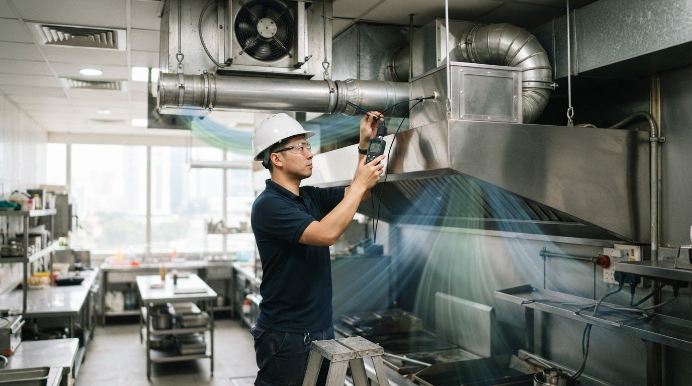 Kitchen Exhaust Duct Modification in Singapore: Why Air Balance Testing Matters