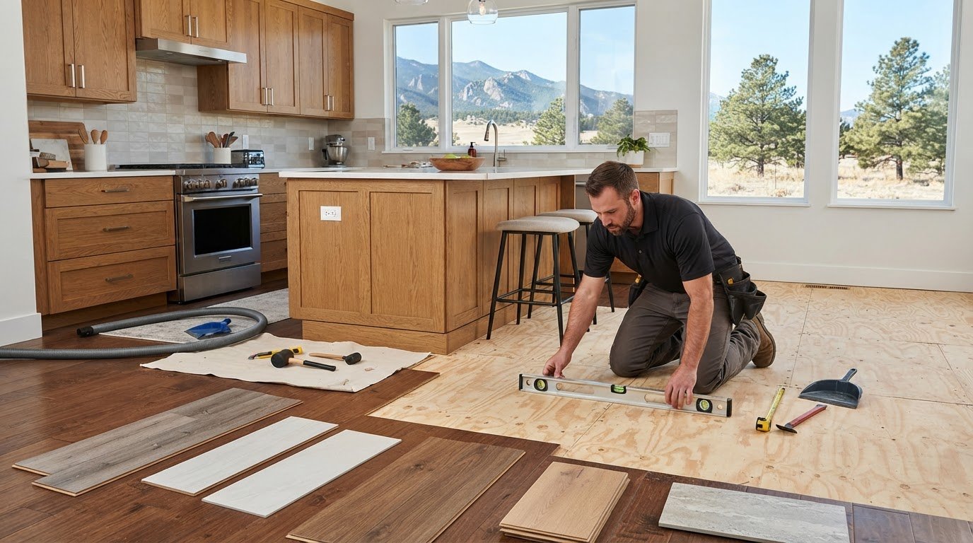 Kitchen Floor Replacement in Colorado Springs: A Step-by-Step Guide