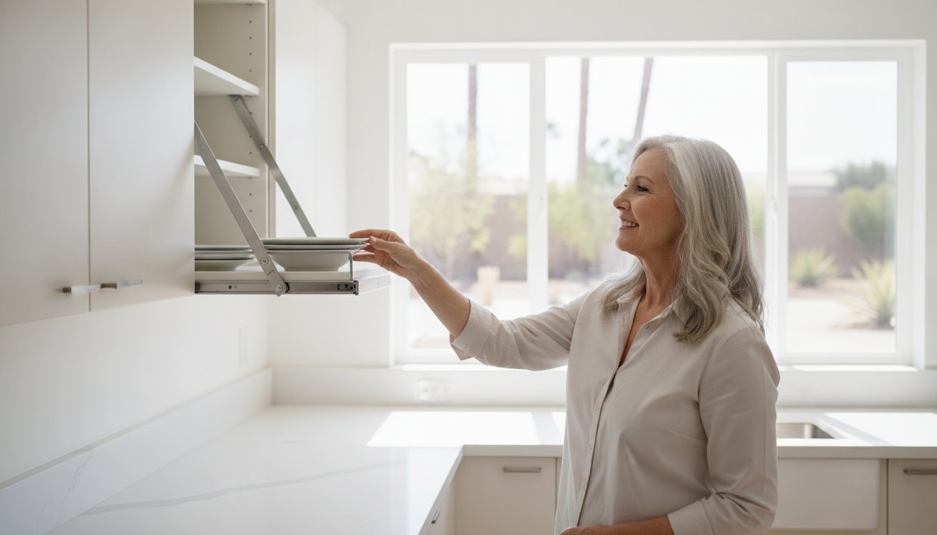 Kitchen Pull-Down Shelves: Accessible Living Guide