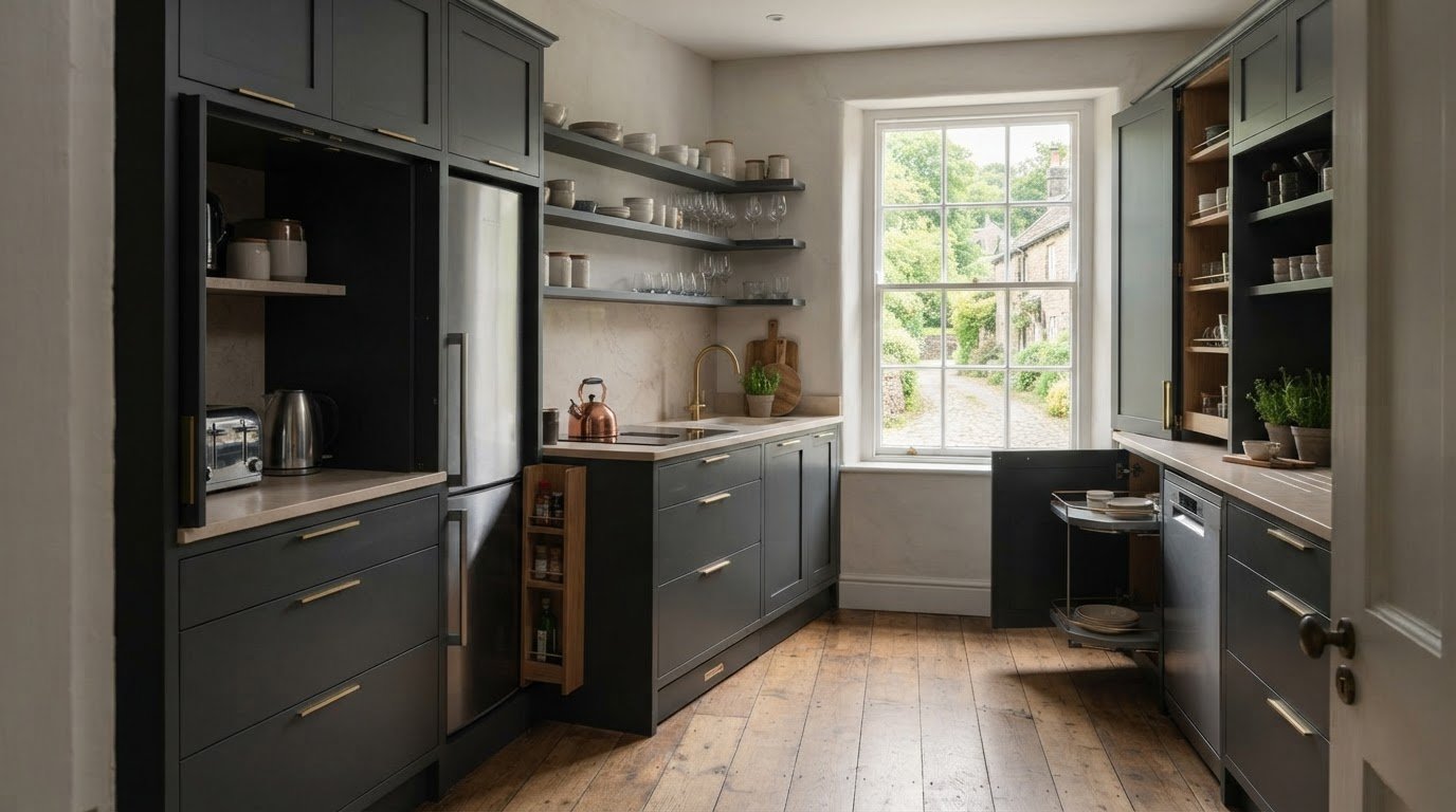 Kitchen Storage Ideas for Small Spaces in Ashley: Bespoke Cheshire Solutions