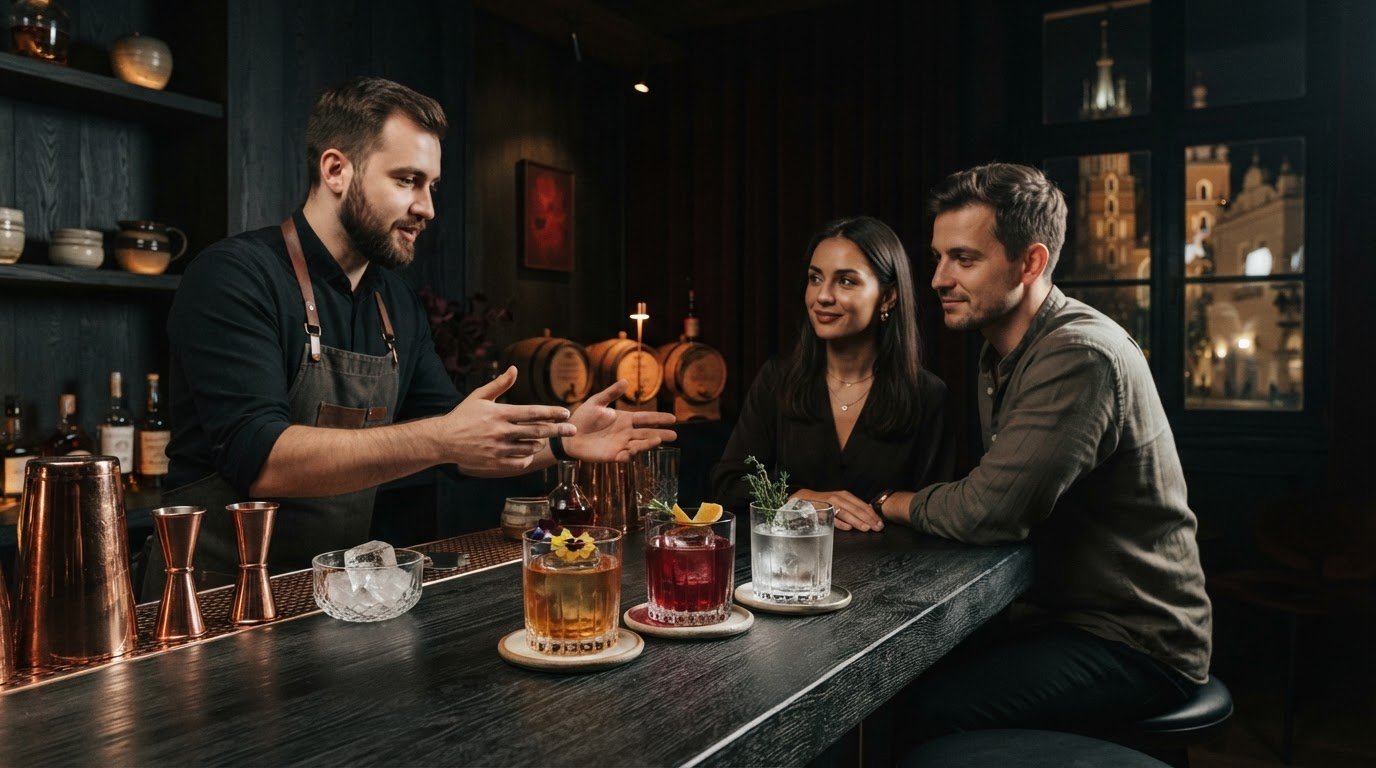Koktajlowe menu degustacyjne w Krakowie: jak wybrać wieczór dla siebie?