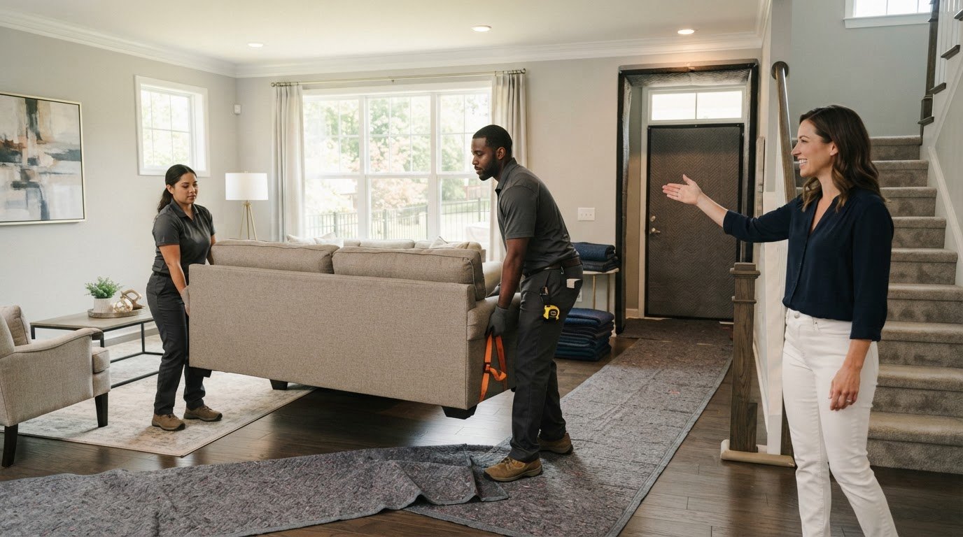 Labor-Only Help for Staging a House in Chantilly, VA