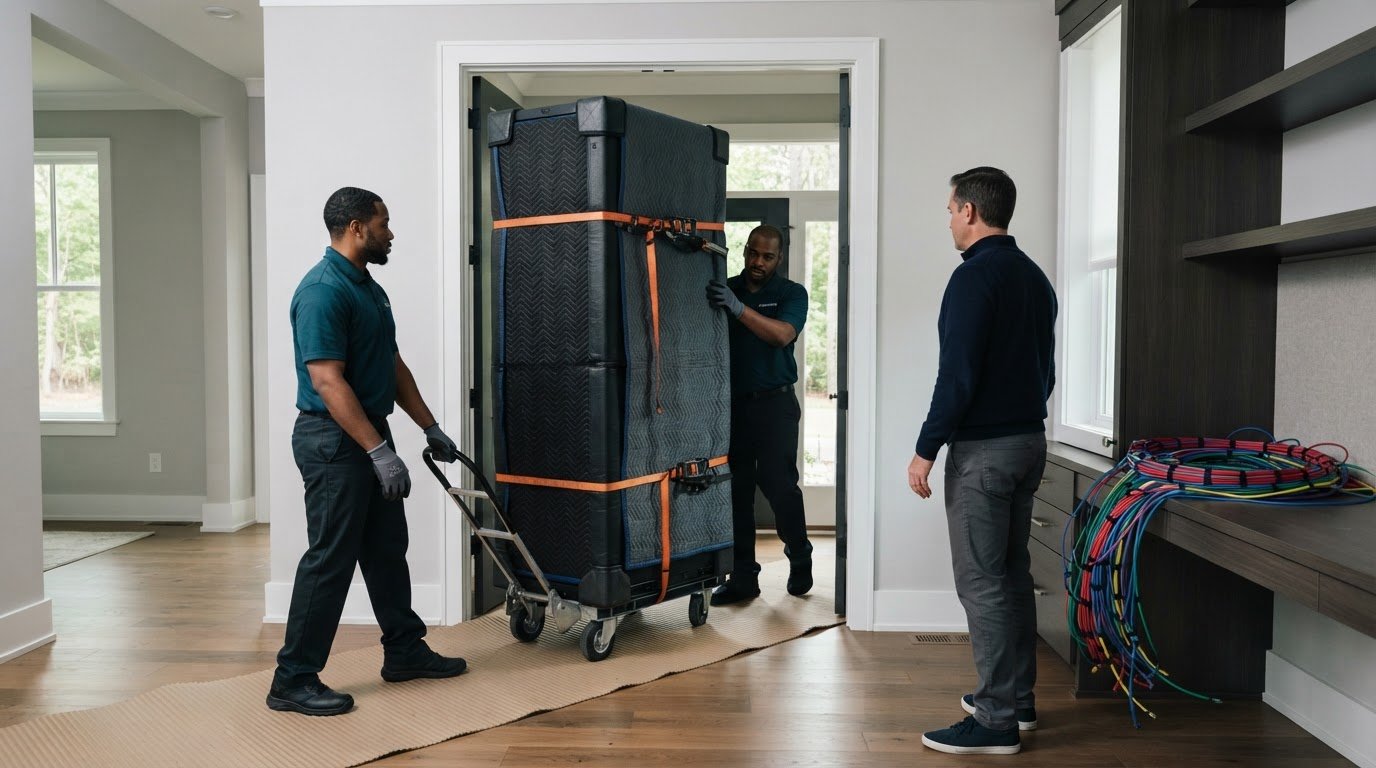 Labor to Move Server Racks in a Reston Home Office: A Safe Hiring Guide