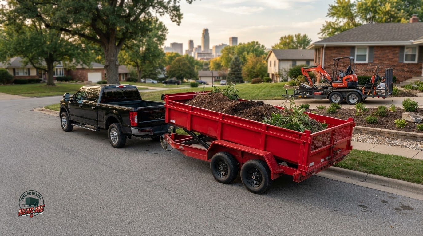 Landscaping Trailer Rental in Omaha: Choose the Right Hauling Setup