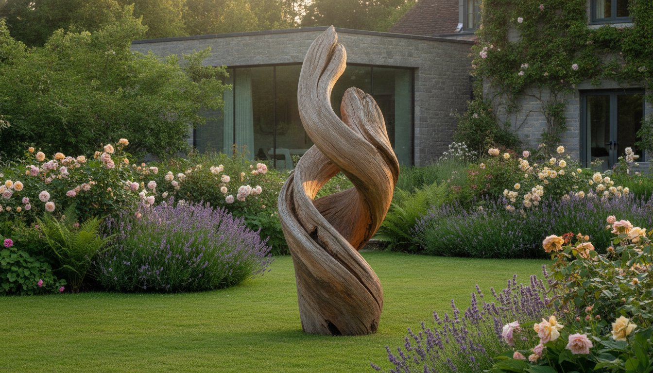 Large Wooden Garden Sculptures UK: A Reference Guide to Garden Art Installations