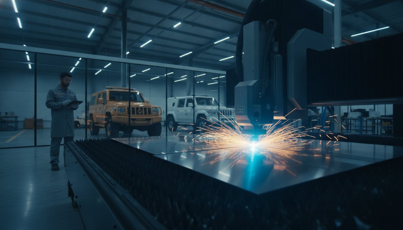 Laser Cutting for Custom Vehicle Parts in the UAE: Engineering Precision for Specialized Fleets