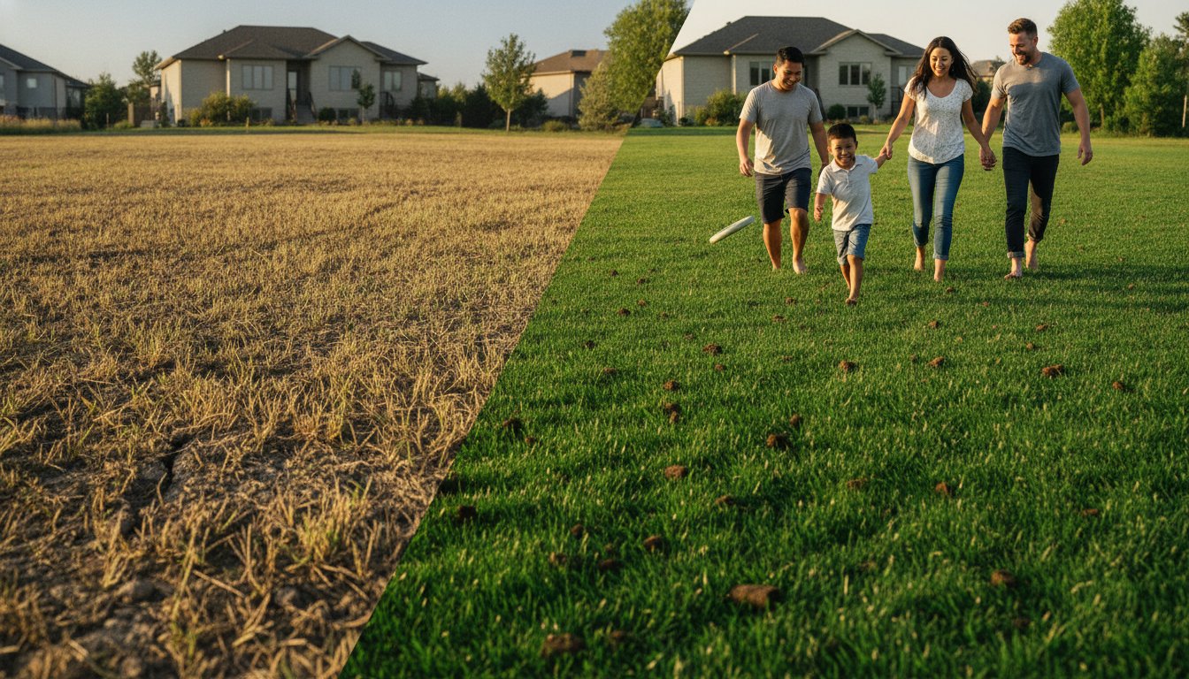 Lawn Aeration in Winnipeg: The 2026 Homeowner’s Guide to a Greener Yard