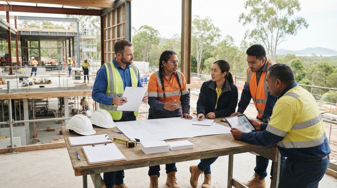 Lean construction implementation consulting in QLD for team culture change