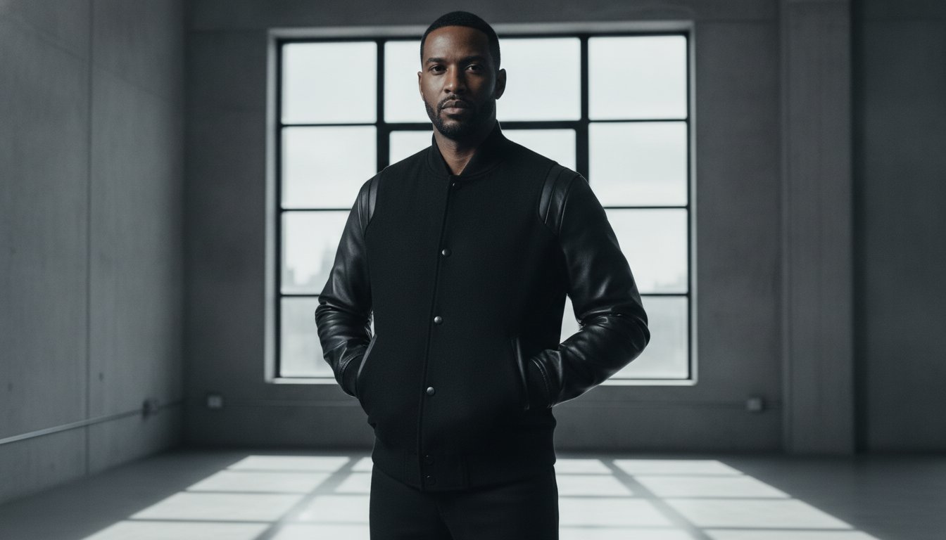 Leather Sleeve Varsity Jackets: A Study in Modern Contrast