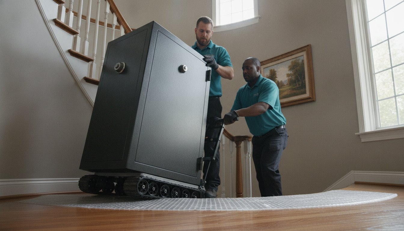 Leesburg VA Gun Safe Stair Movers: Safe In-House Relocation
