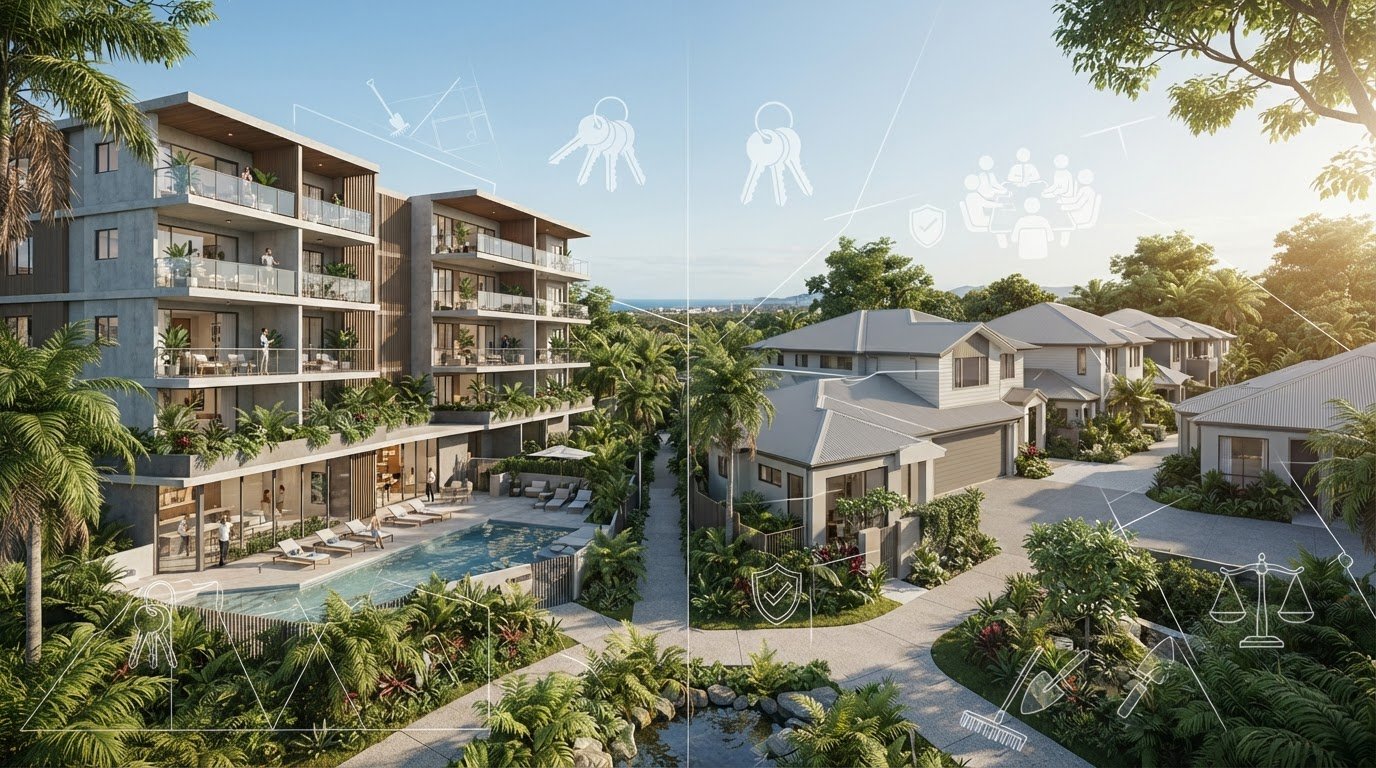 Legal Differences Between Strata and Community Title in QLD: A 2026 Guide