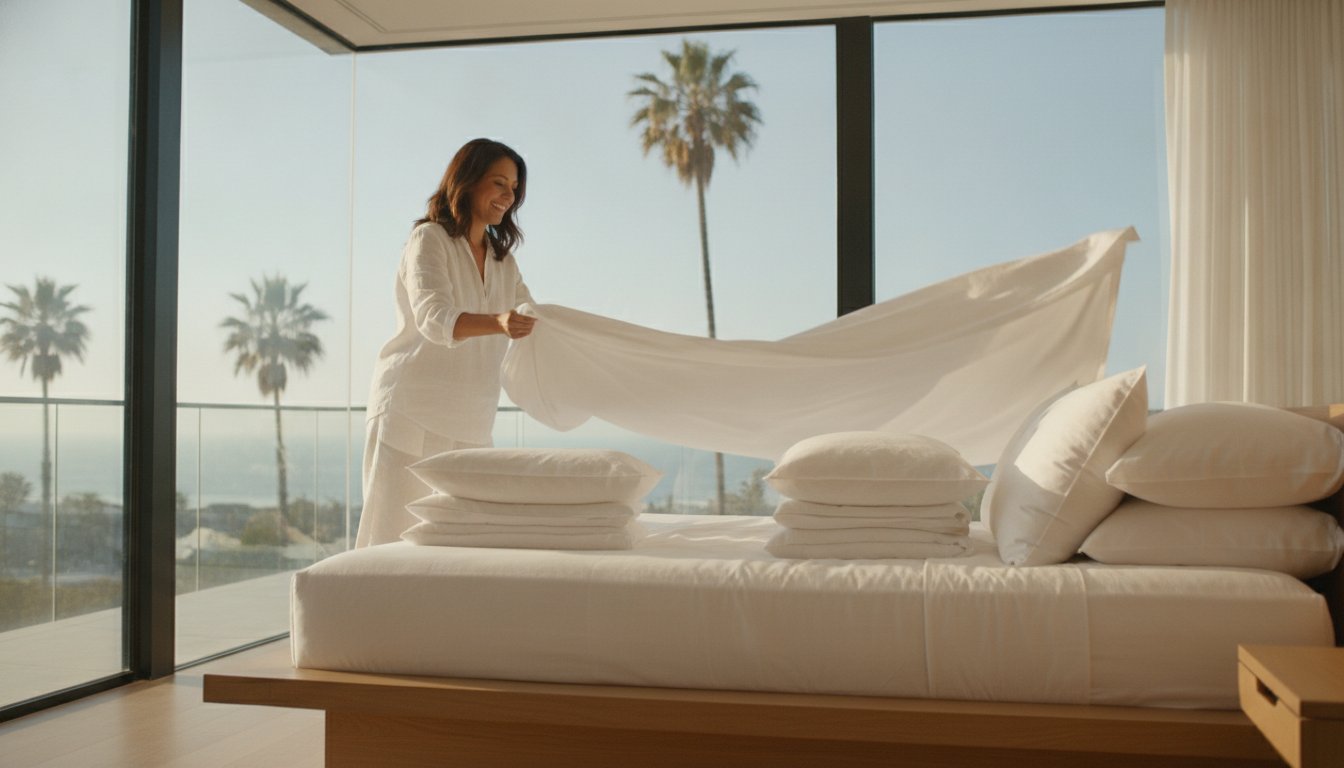Linen & Sheets Laundry in Westchester & Playa Vista