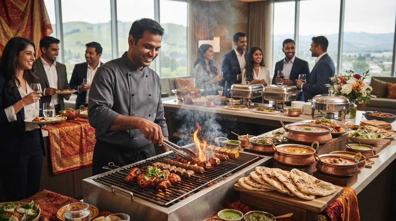 Live Cooking Stations for Hayward Corporate Events