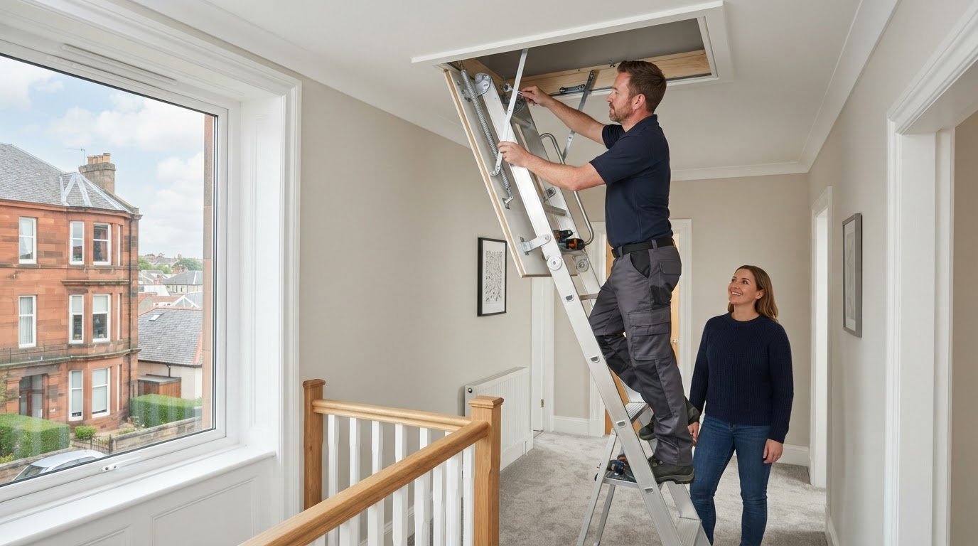 Loft Ladder Fitting Near Me: What to Expect in Glasgow and Nearby