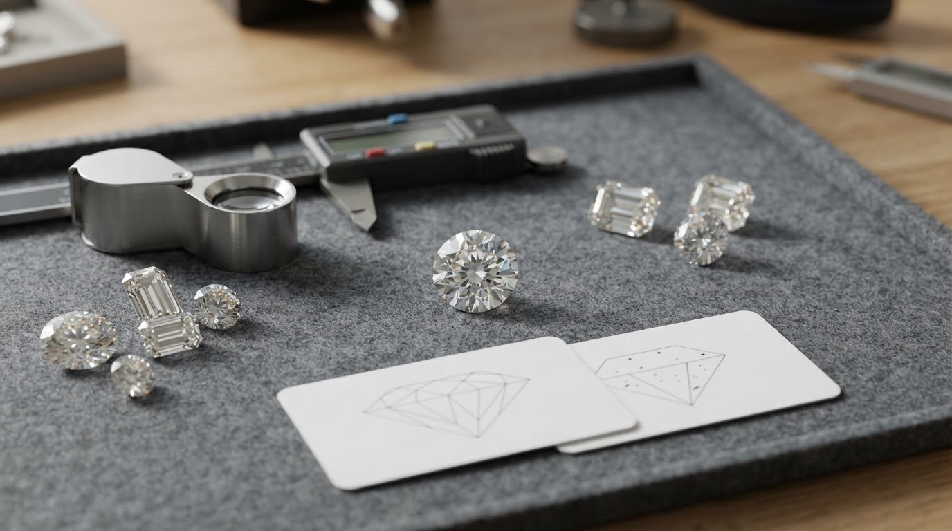 Loose Diamond Wholesale Pricing, Grading, and Inventory for Public Buyers