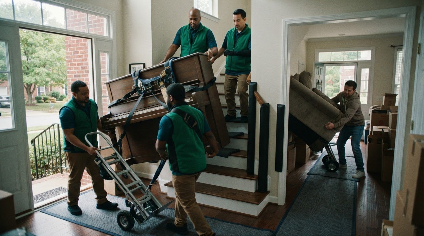 Lugg App vs. Pro Furniture Moving Labor in Fairfax