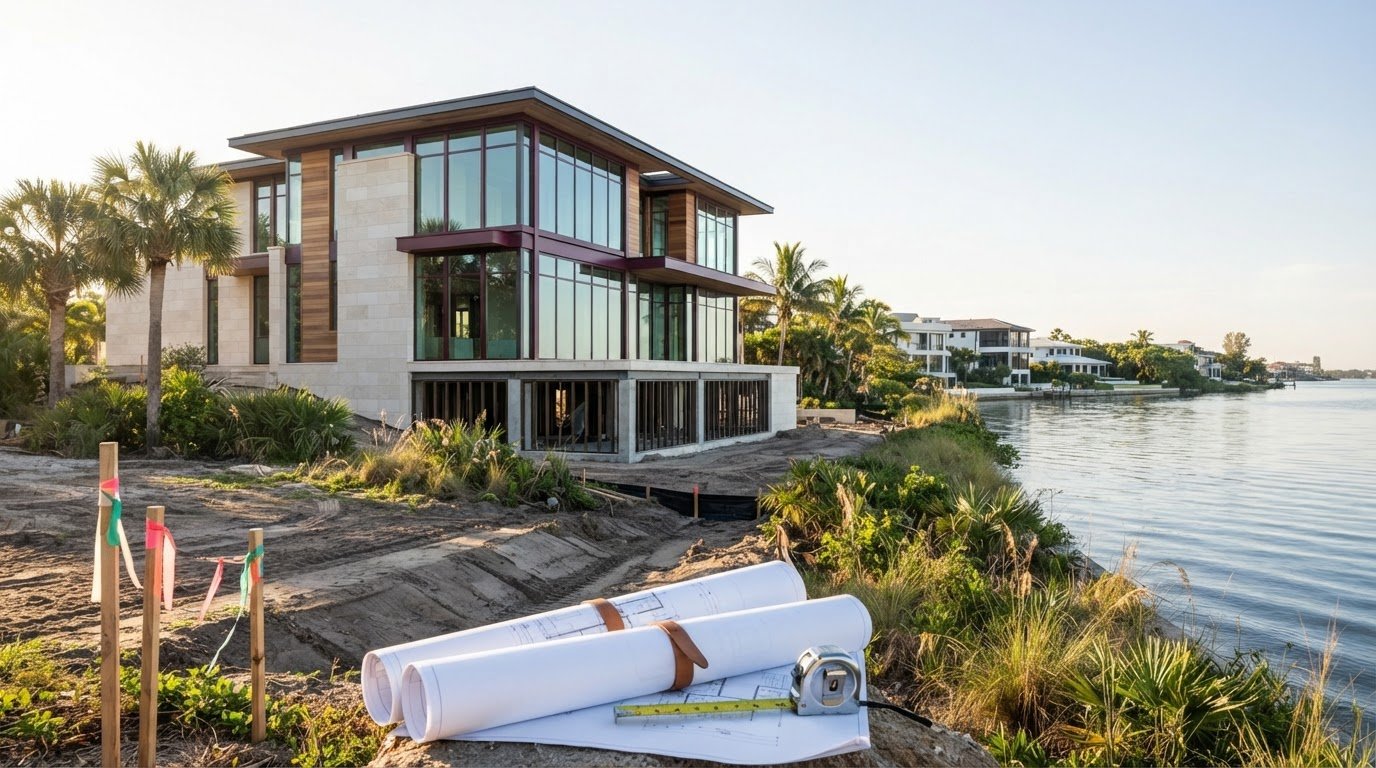 Luxury Home Construction on Florida’s Suncoast: A Site-First Guide