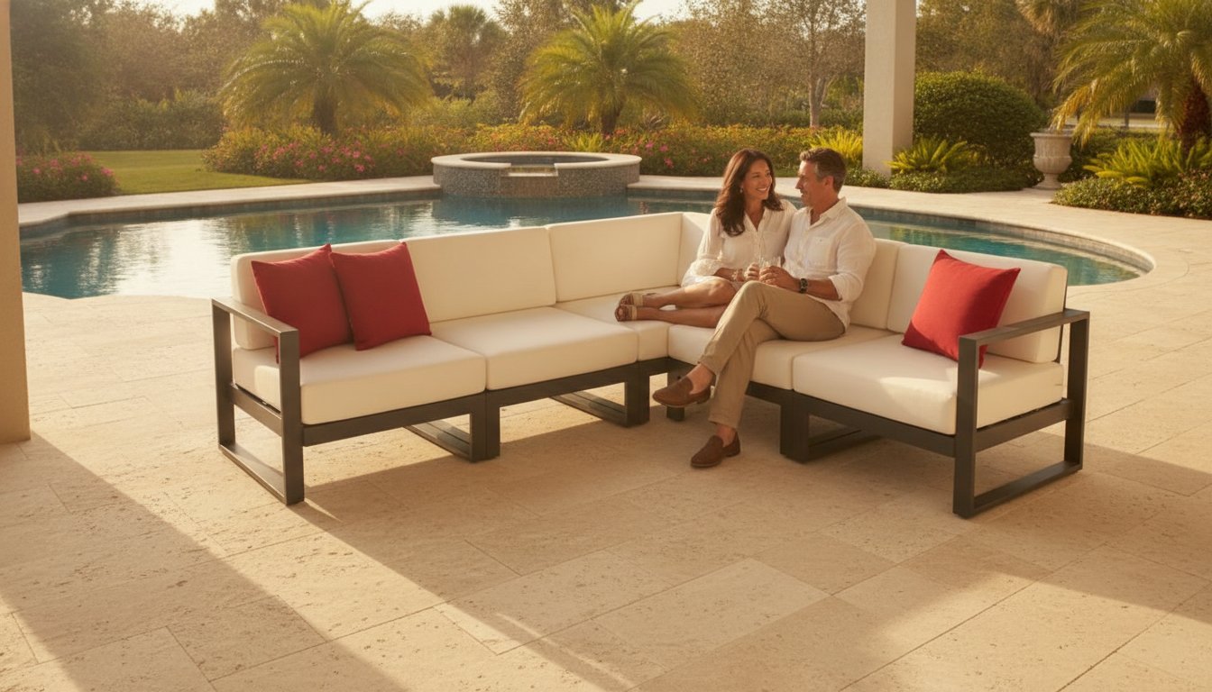 Luxury Outdoor Sectionals in Sarasota FL: Elevating Your Lanai Design