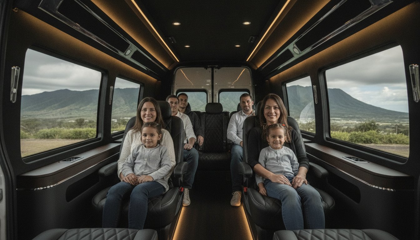 Luxury Private Transport for Large Families on Oahu