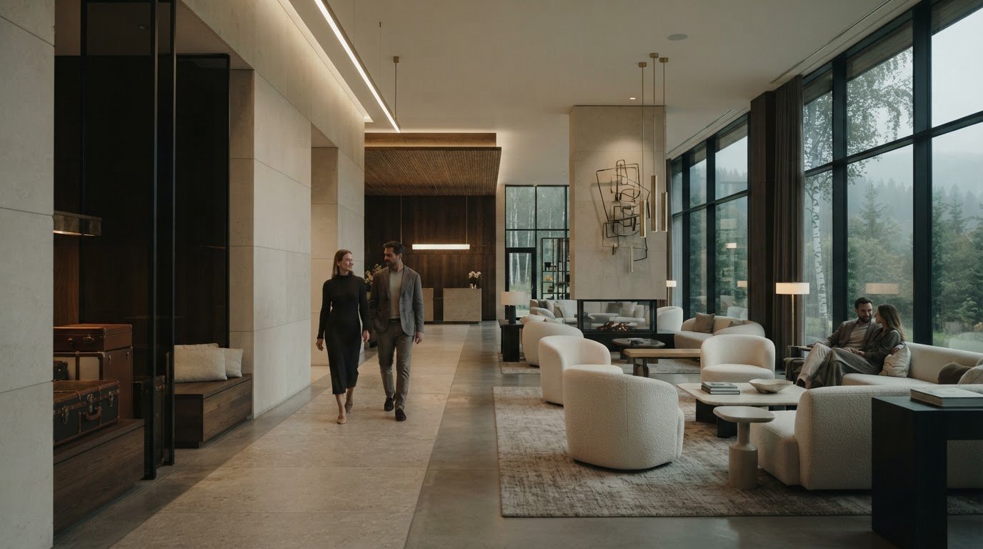 Luxury Resort Lobby Interior Design: A Guide to Arrival, Comfort, and Flow