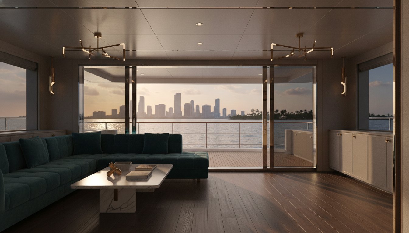 Luxury Yacht Interior Designer Miami: Engineering Floating Masterpieces