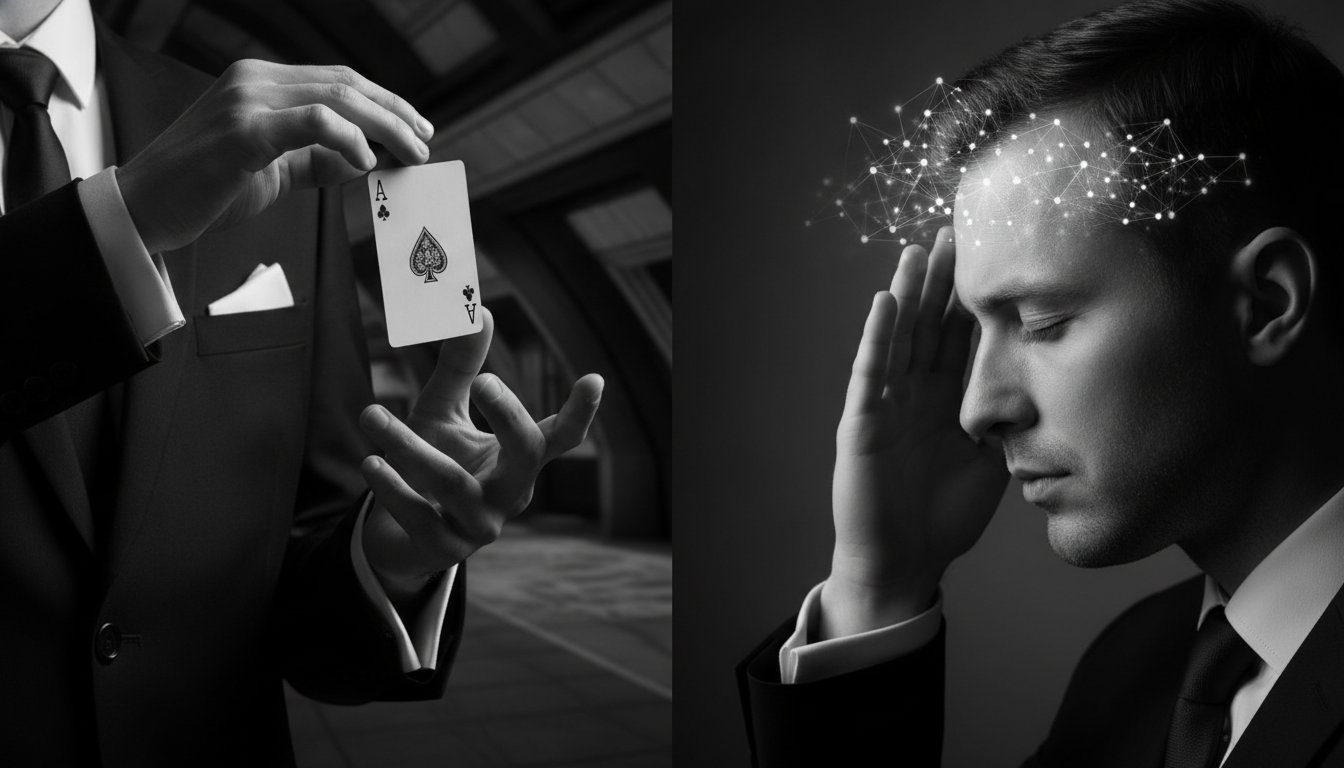 Magician vs mentalist corporate events: cum alegi divertismentul potrivit pentru un eveniment de afaceri