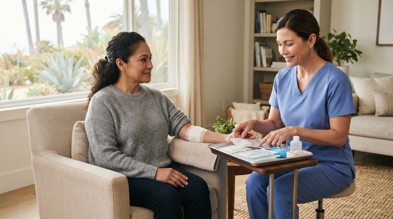 Managing Anxiety During Home Wound Care