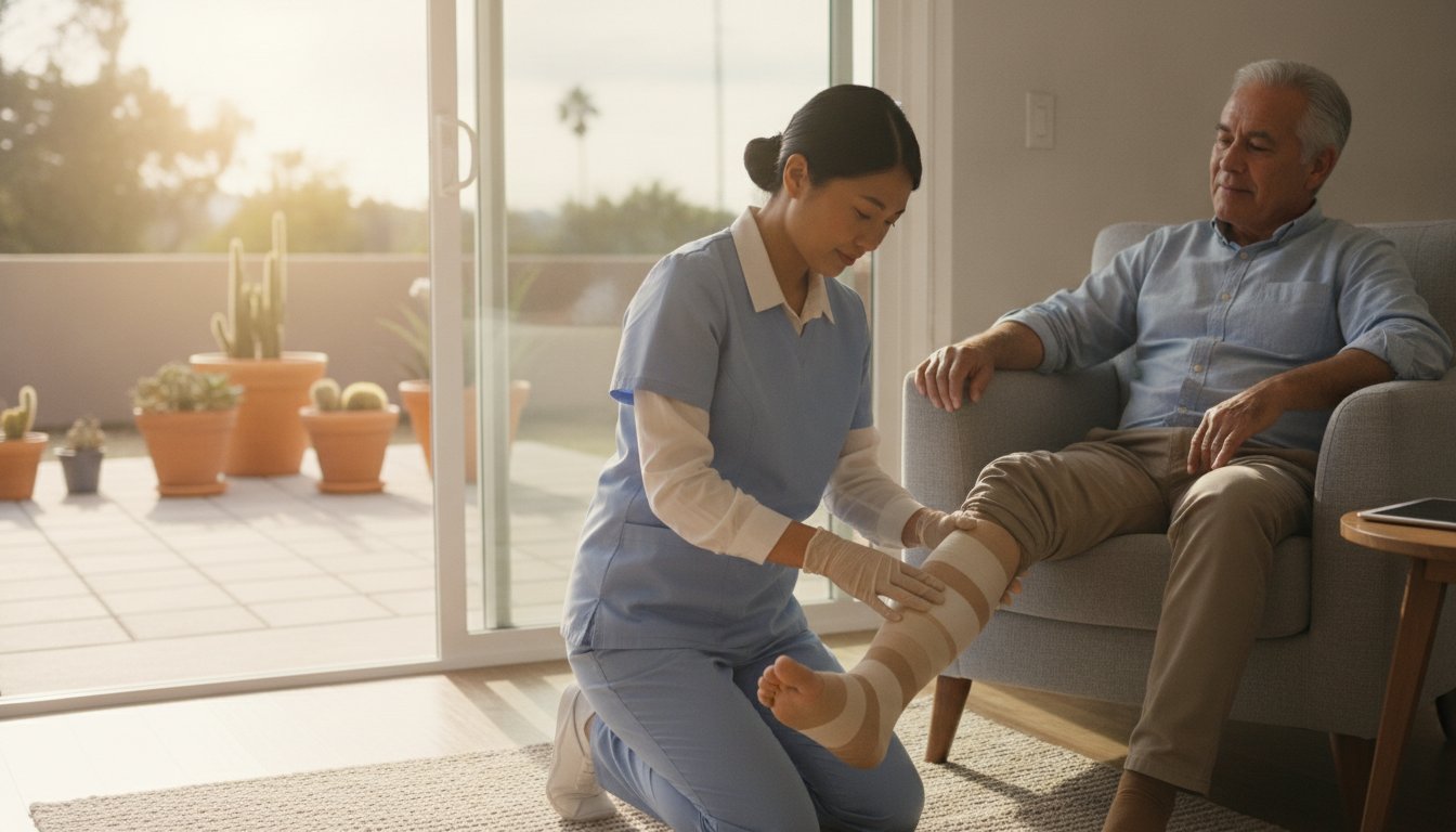 Managing Lymphedema Wounds at Home: San Bernardino Guide