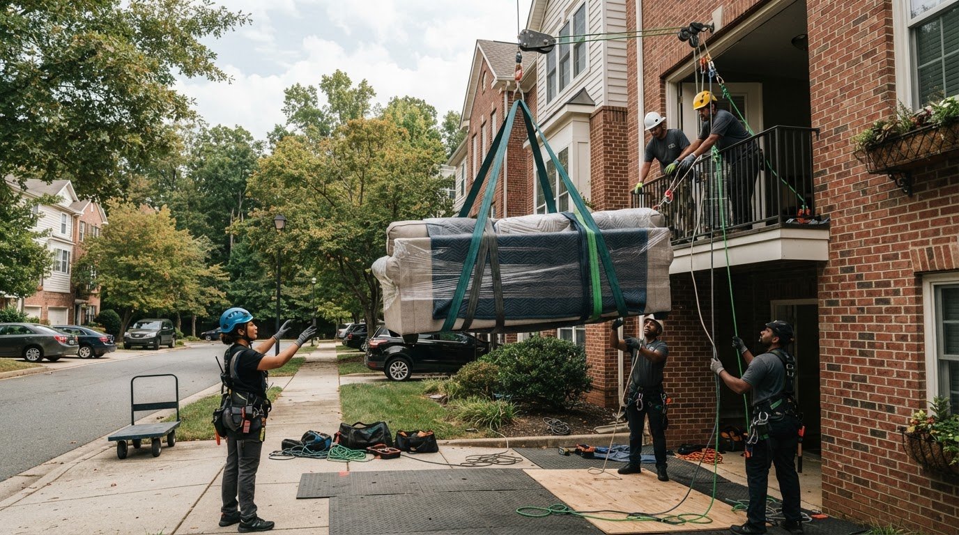 Manassas Balcony Furniture Hoisting: How to Plan a Safe Lift