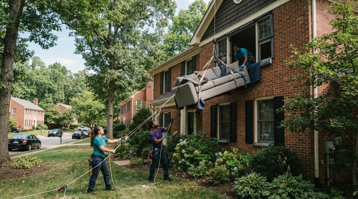 Manassas Sofa Moving Through a Window: A Safe, Step-by-Step Guide