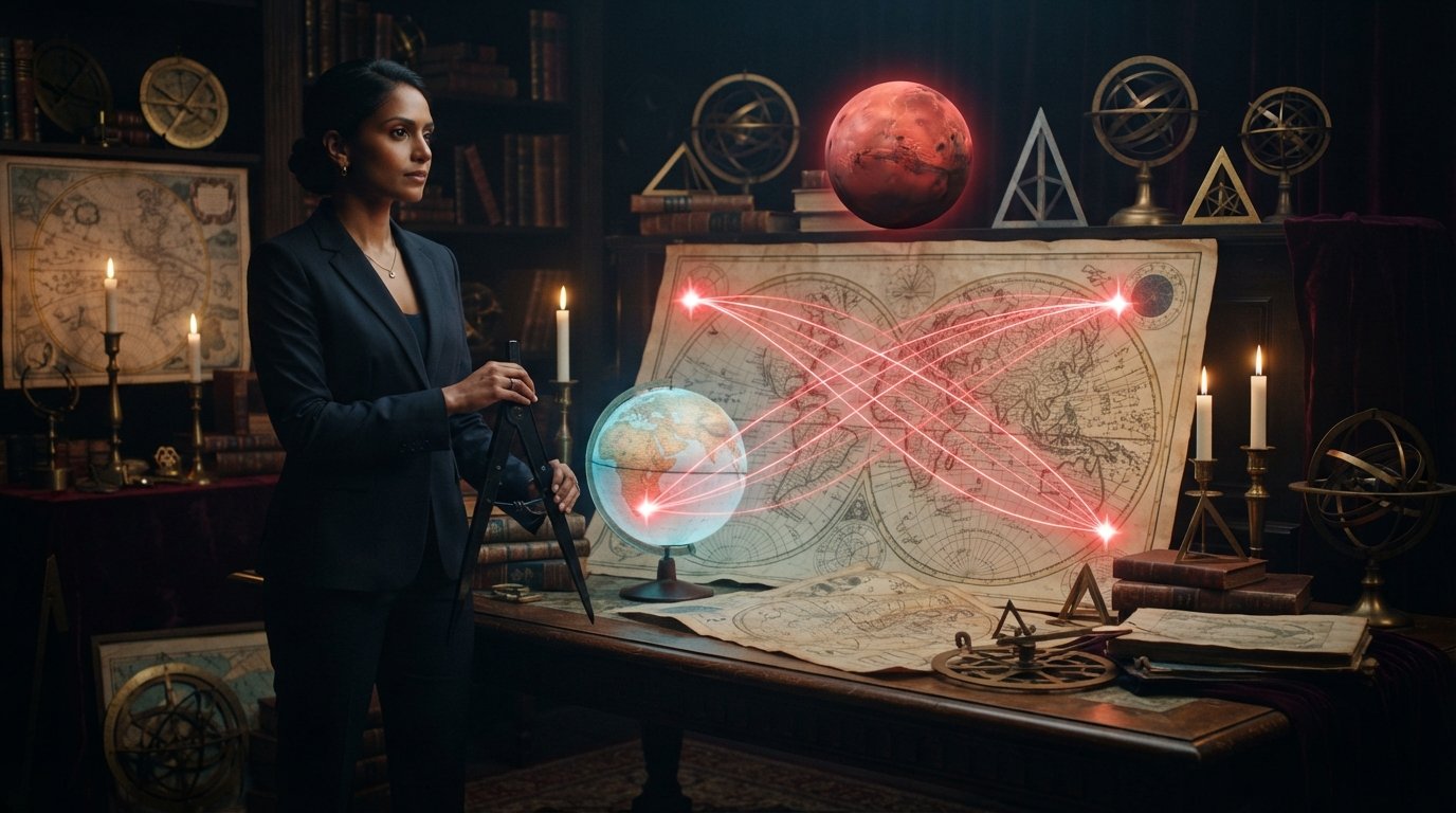 Mars Line Astrocartography: Decoding the Architecture of Ambition and Conflict