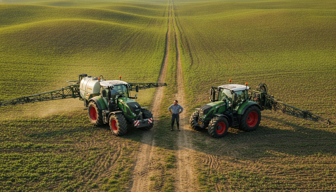 Mașină de erbicidat purtată vs tractată: Ghid de selecție pentru fermieri în 2026