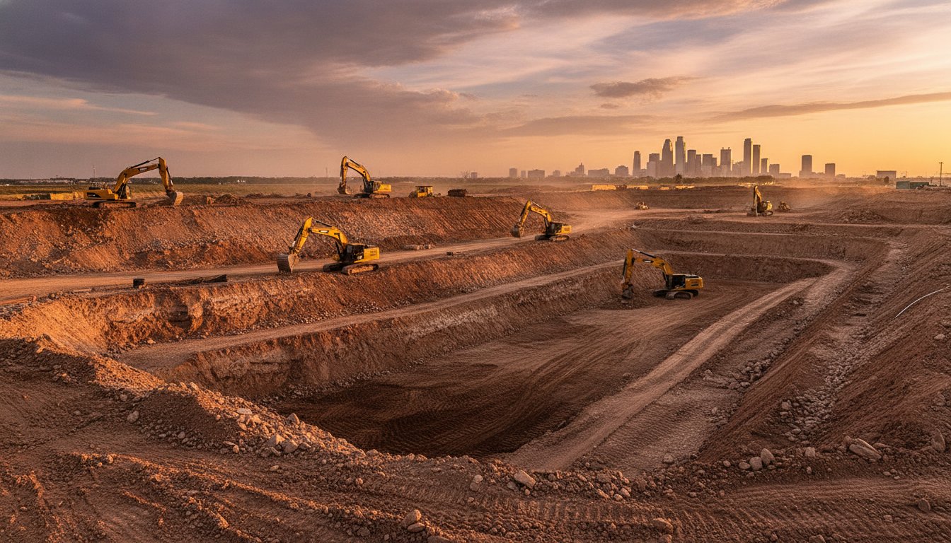 Mass Excavation Contractor in Texas: Foundations for Large-Scale Civil Development