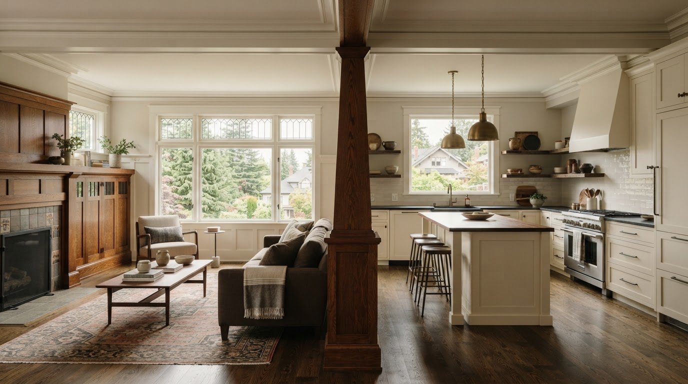Master Craftsman Home Remodeling That Preserves Original Details