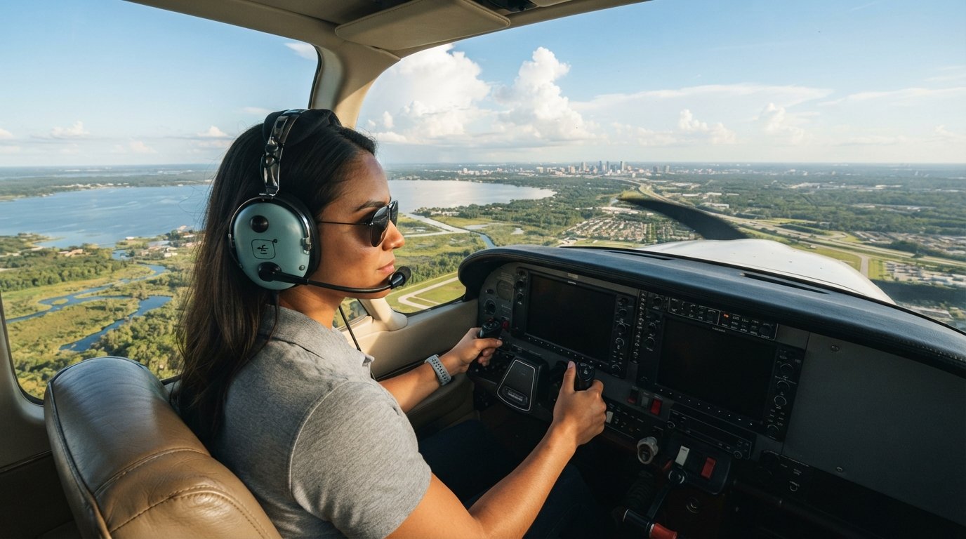 Mastering the Skies: Building Confidence for Solo Cross-Country Flights from Kissimmee