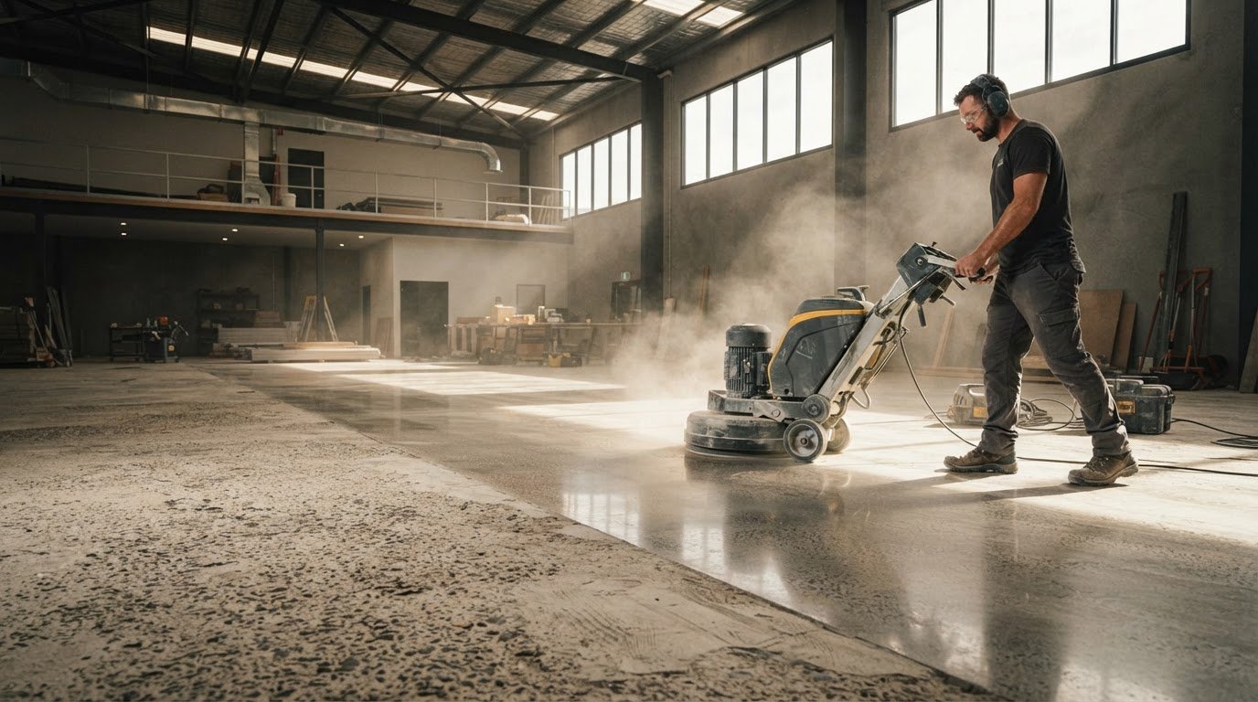 Mechanical Polished Concrete: How the Finish Is Made and What to Expect