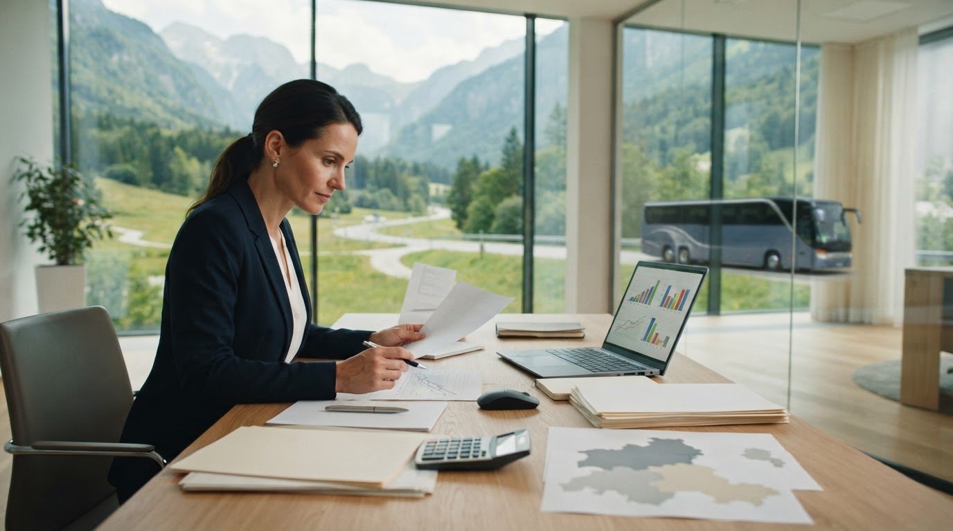 Mehrwertsteuer für Busunternehmen in Slowenien: Sonderregelung und Anmeldung aus Österreich