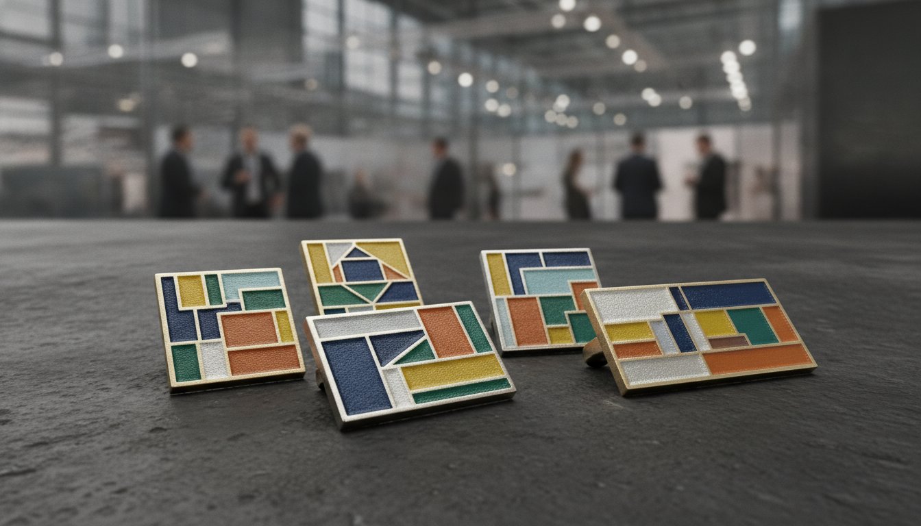 Messe Pins gestalten: Der strategische B2B-Leitfaden für Ihren Markenauftritt 2026