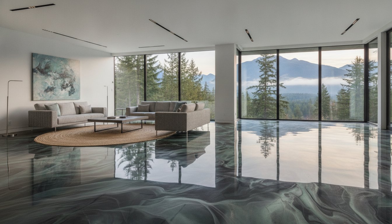 Metallic Epoxy Floor Installers in BC: A Guide to Luxury Finishes (2026)